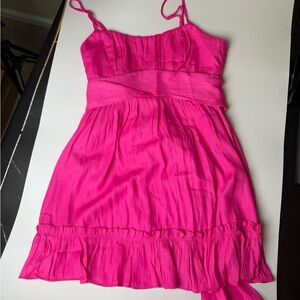 Vibrant Pink Mini Dress